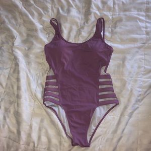 PINK one piece  swim suit